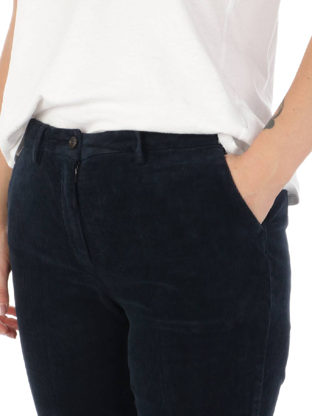 BRIGLIA 1949 Pantaloni Donna Roller in Velluto Sconto