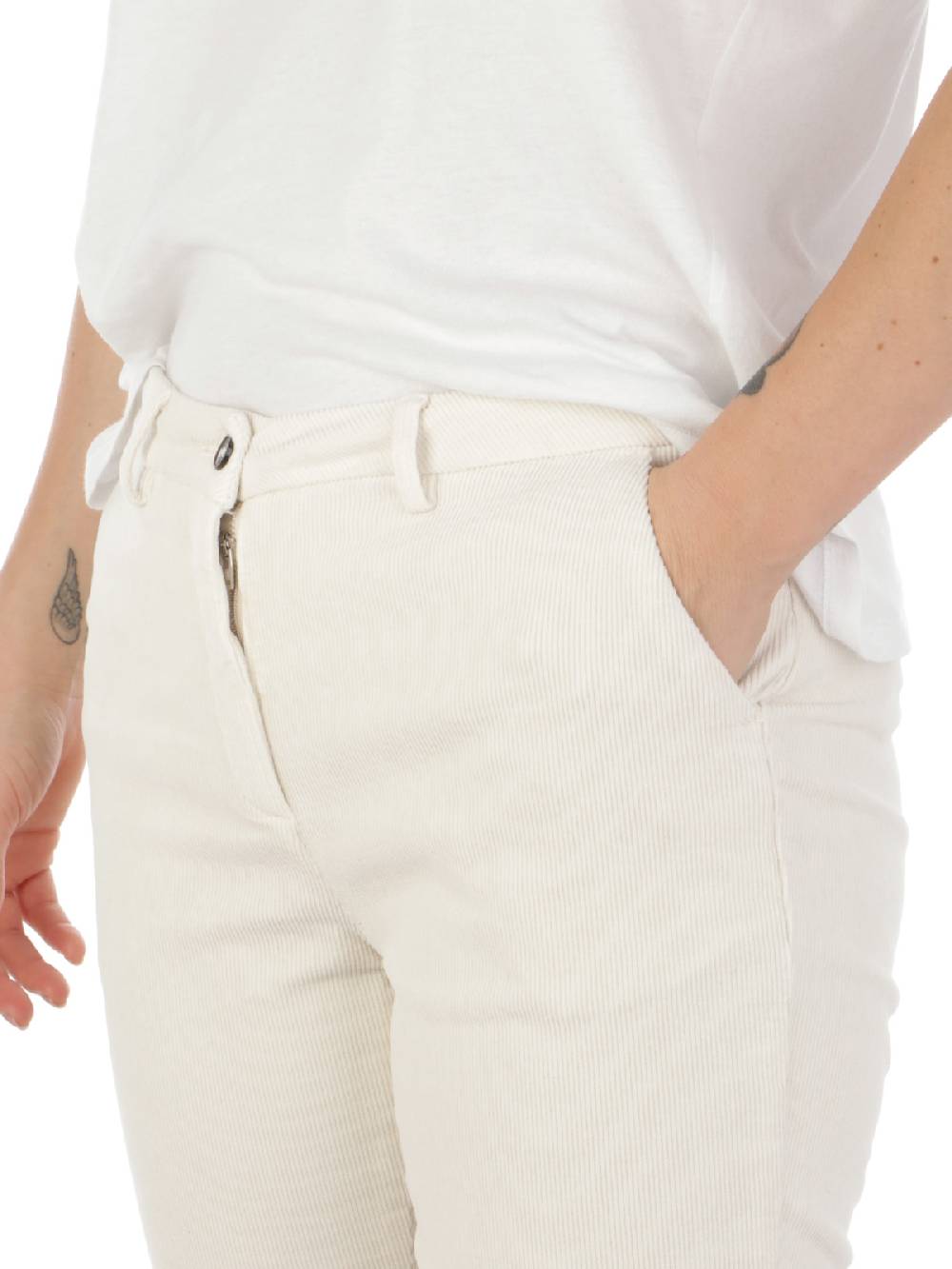 BRIGLIA 1949 Pantaloni Donna Roller in Velluto Economico