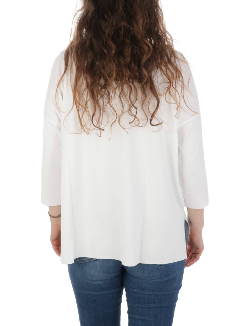 INCONTRO 7 T-Shirt Donna Manu in Viscosa Vendite Flash