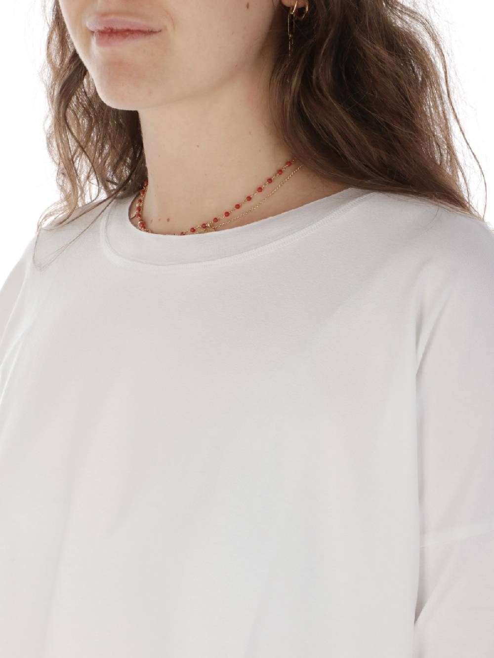 INCONTRO 7 T-Shirt Donna Manu in Viscosa Vendite Flash