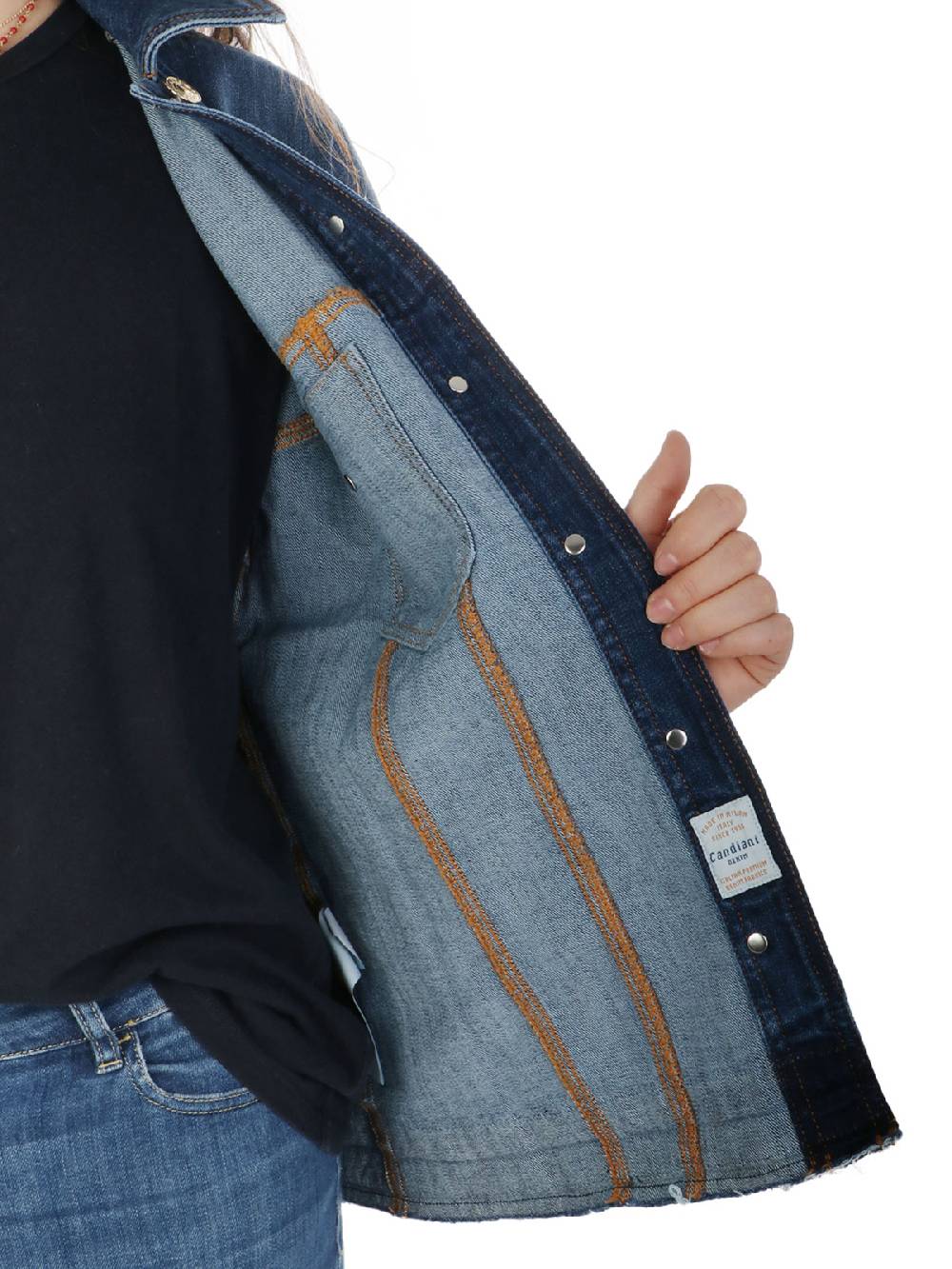 NENETTE Giubbotto in Jeans Donna Smith In Saldo
