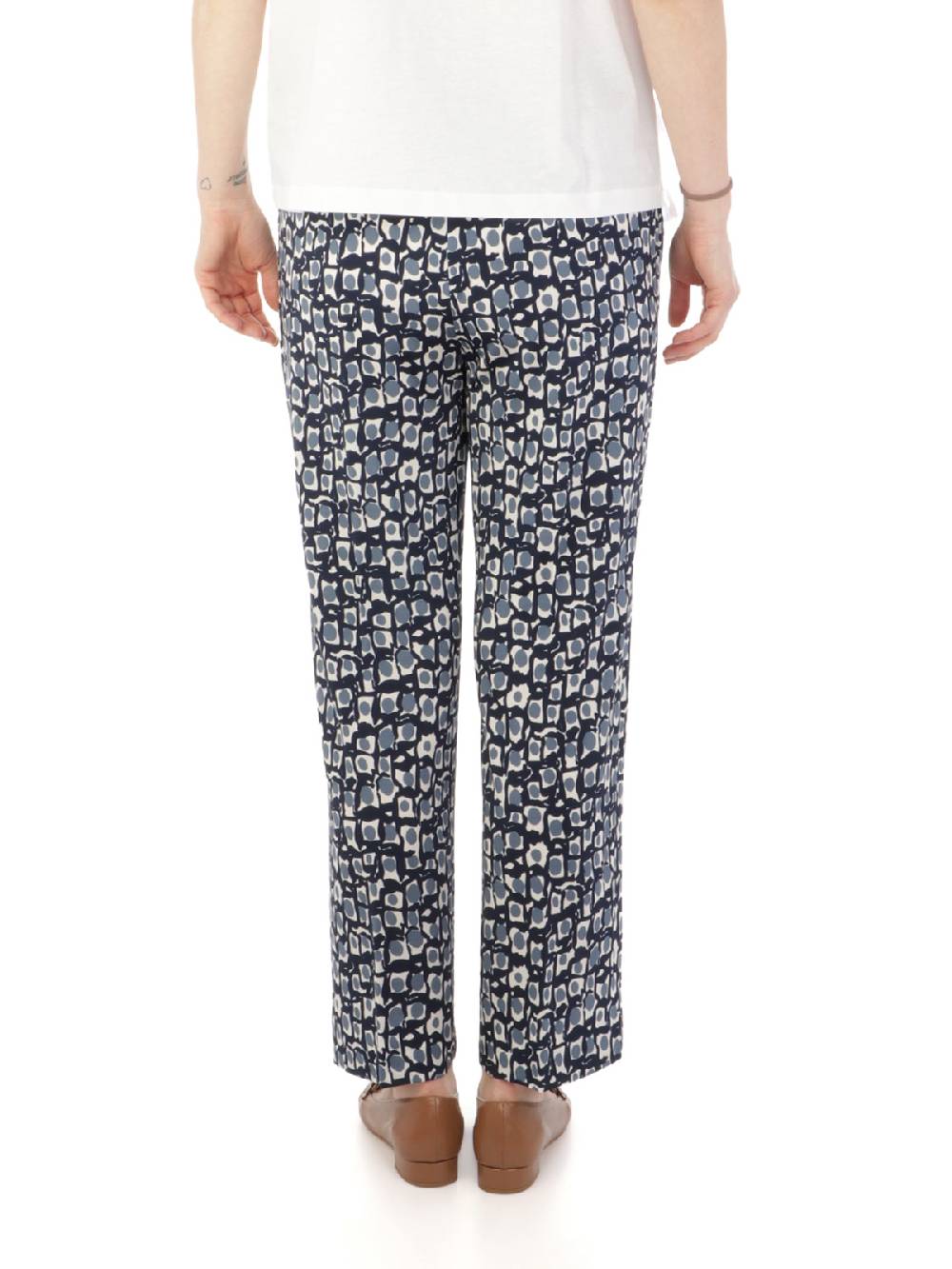VIA MASINI 80 Pantaloni Donna Fanstasia in Viscosa In Linea