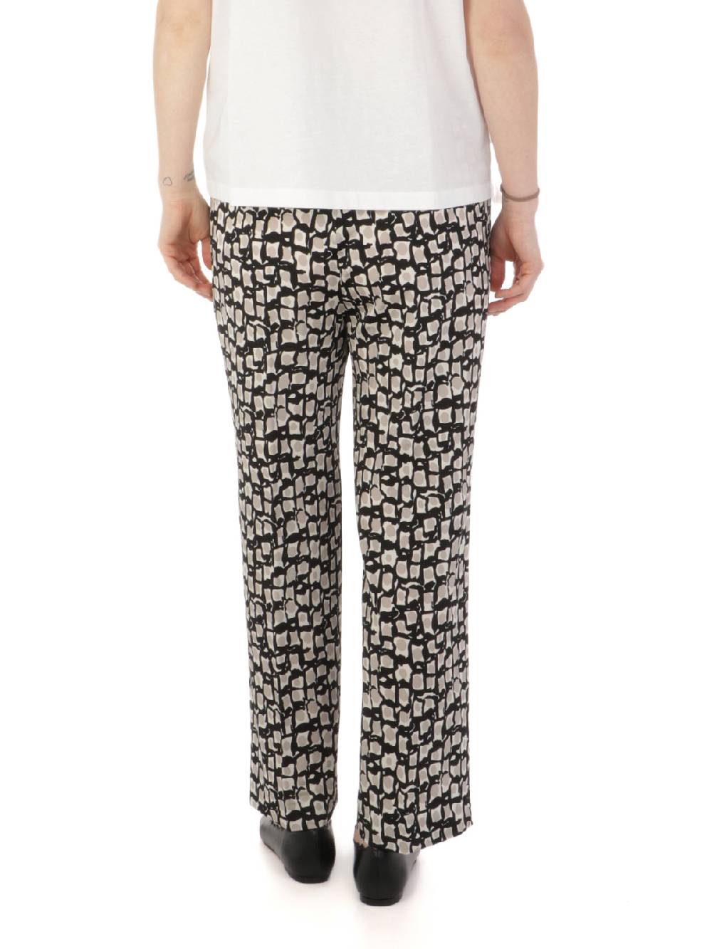 VIA MASINI 80 Pantaloni Donna Fanstasia in Viscosa Nuovo