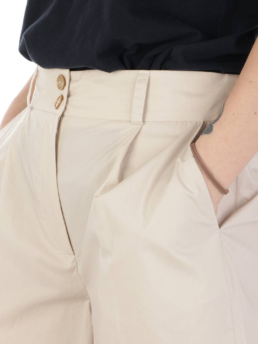 WOOLRICH Shorts Donna in Poplin di Cotone Fino Al -60%