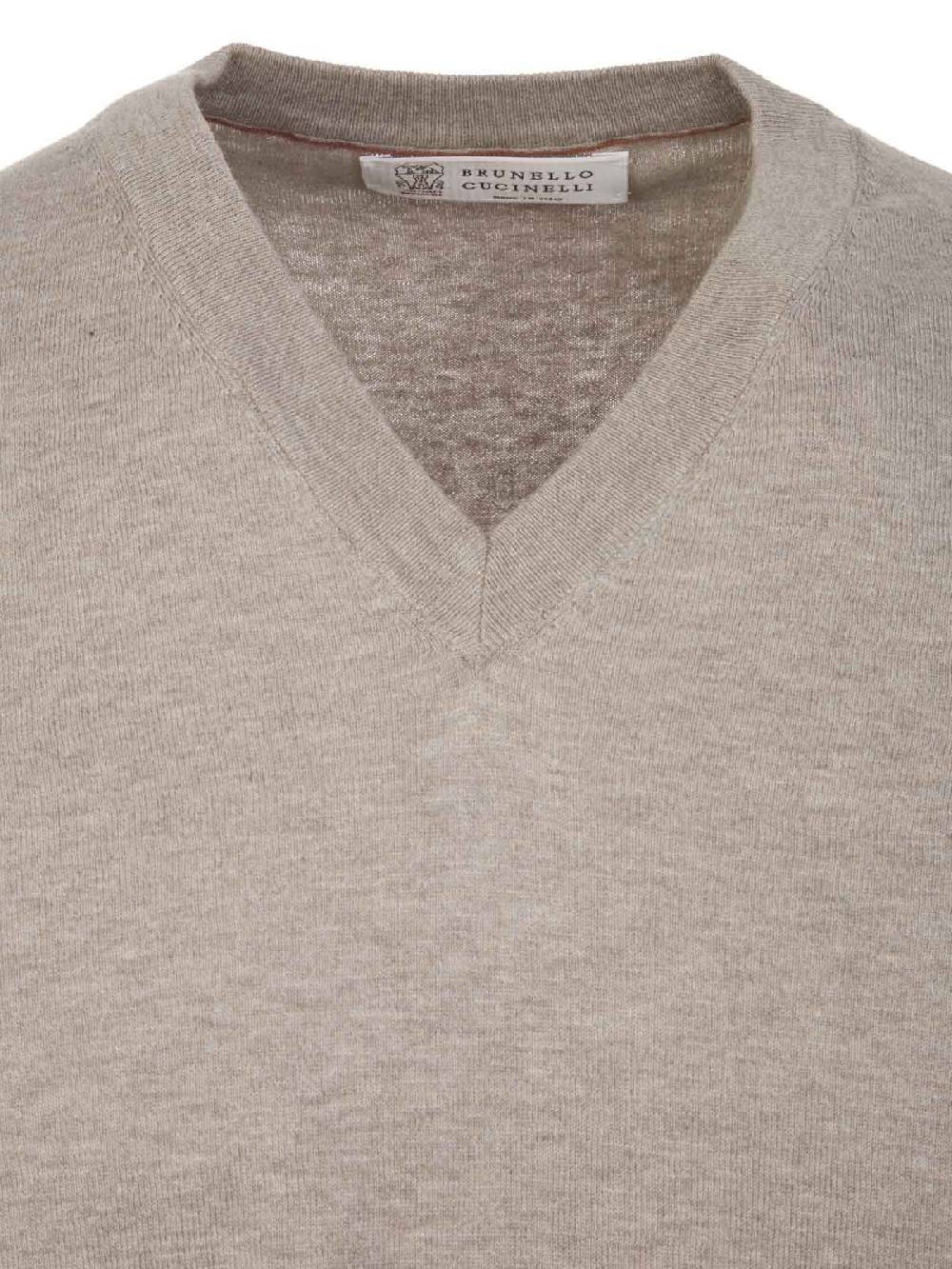 BRUNELLO CUCINELLI Maglia Scollo V Economico