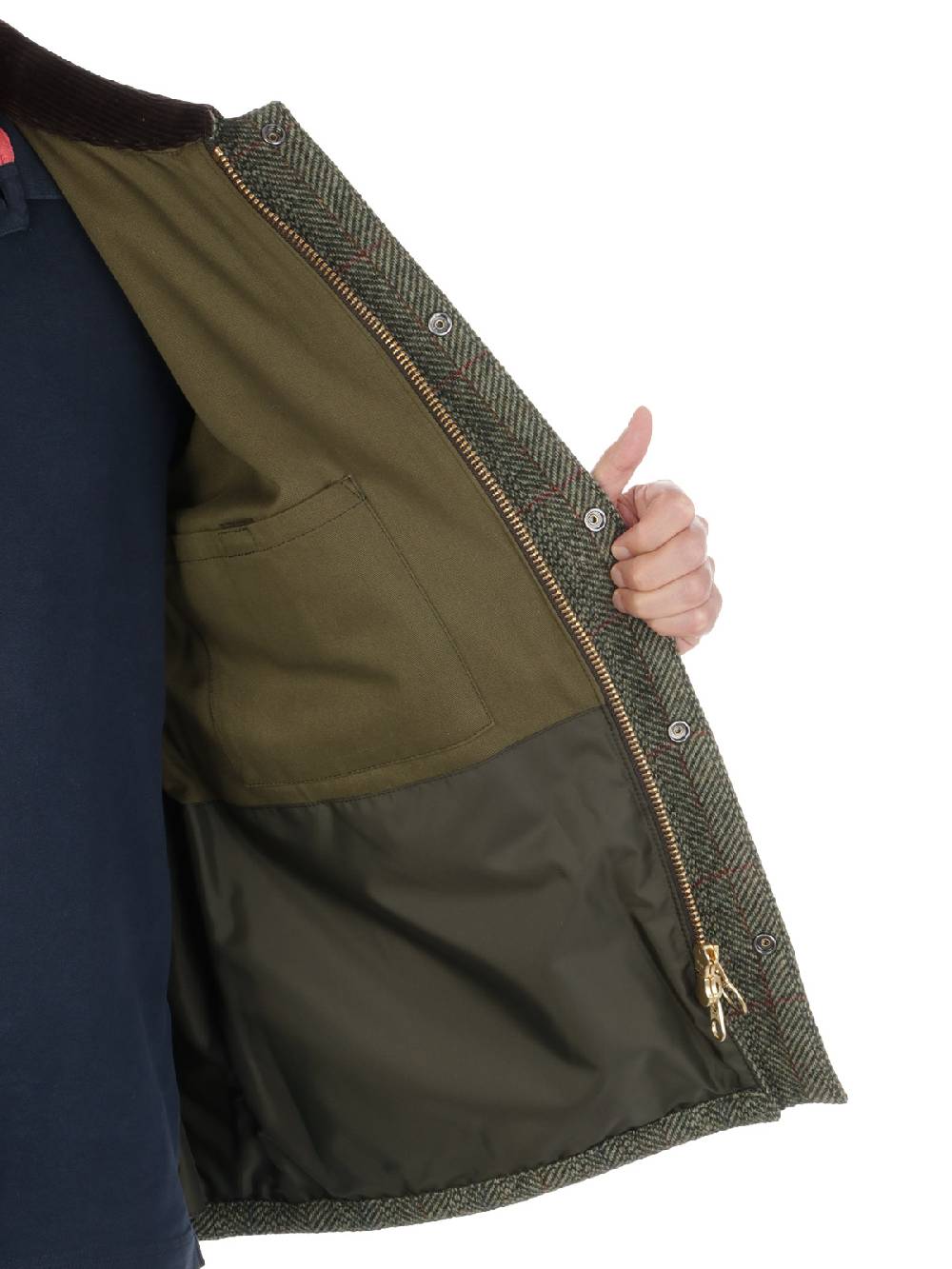 BARBOUR Giubbotto Uomo Wool Bedale Qualità