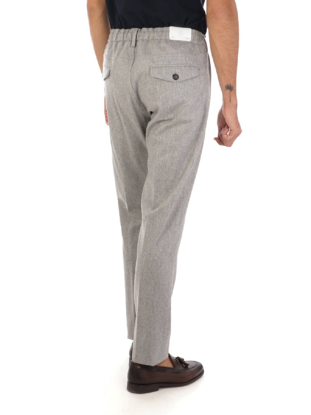 ELEVENTY Pantaloni Uomo Jogger in Lana e Cashmere Pezzi Unici