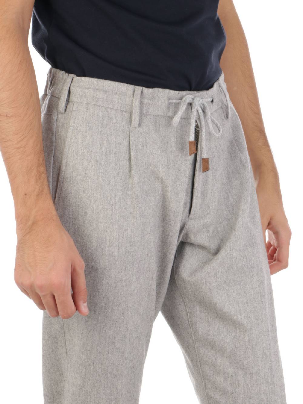 ELEVENTY Pantaloni Uomo Jogger in Lana e Cashmere Pezzi Unici