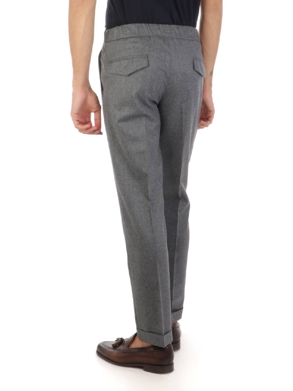 BARBA Pantaloni Uomo Roma in Lana Soddisfazione Garantita