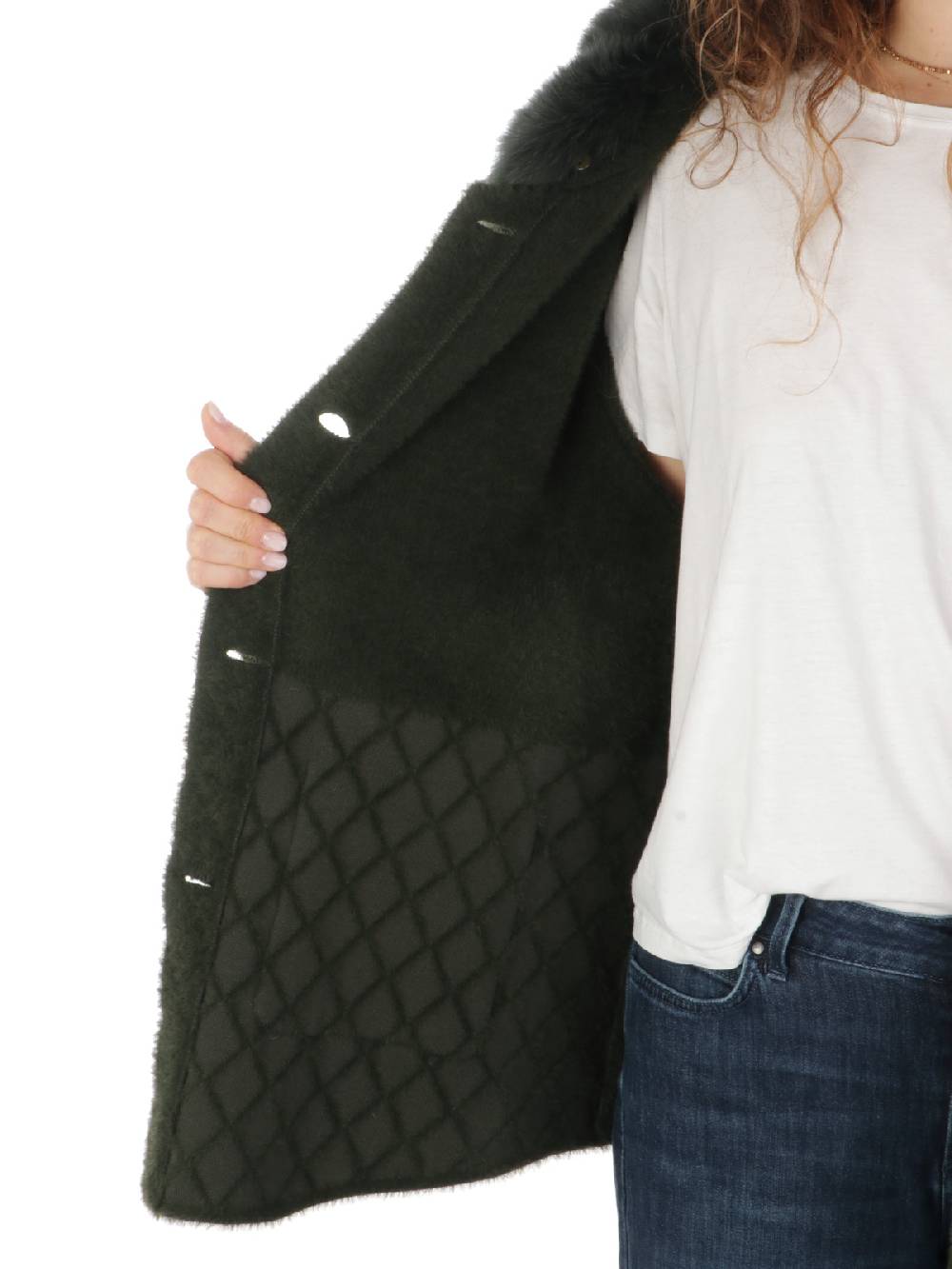 VLAB Giaccone Donna Tina in Ecopelliccia Fino Al -60%