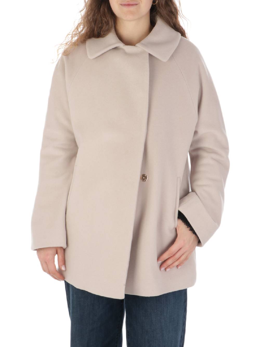 CHIARULLI Cappotto Donna in Panno di Lana Affare Del Giorno