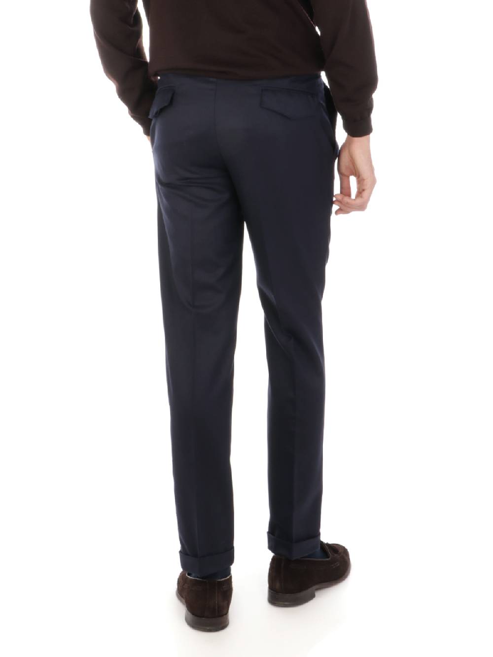 BARBA Pantaloni Uomo Roma in Lana Offerta