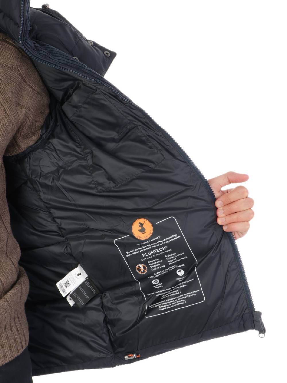 SAVE THE DUCK Giubbotto Uomo Albus in Velluto Outlet