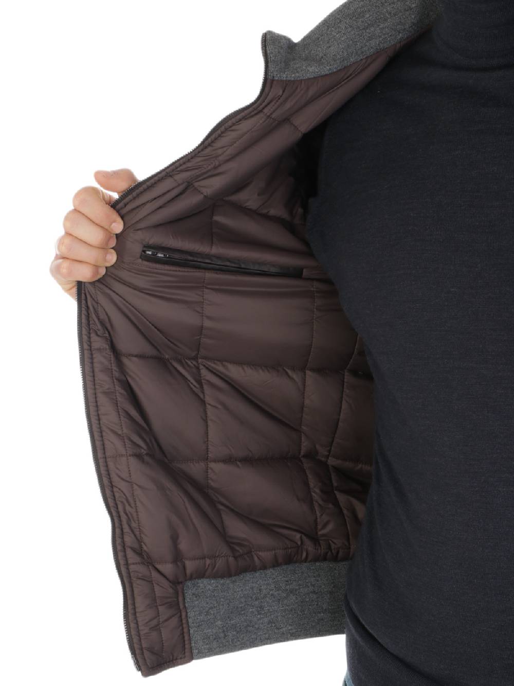 BARBA Giubbotto Uomo Fox in Pelle In Vendita