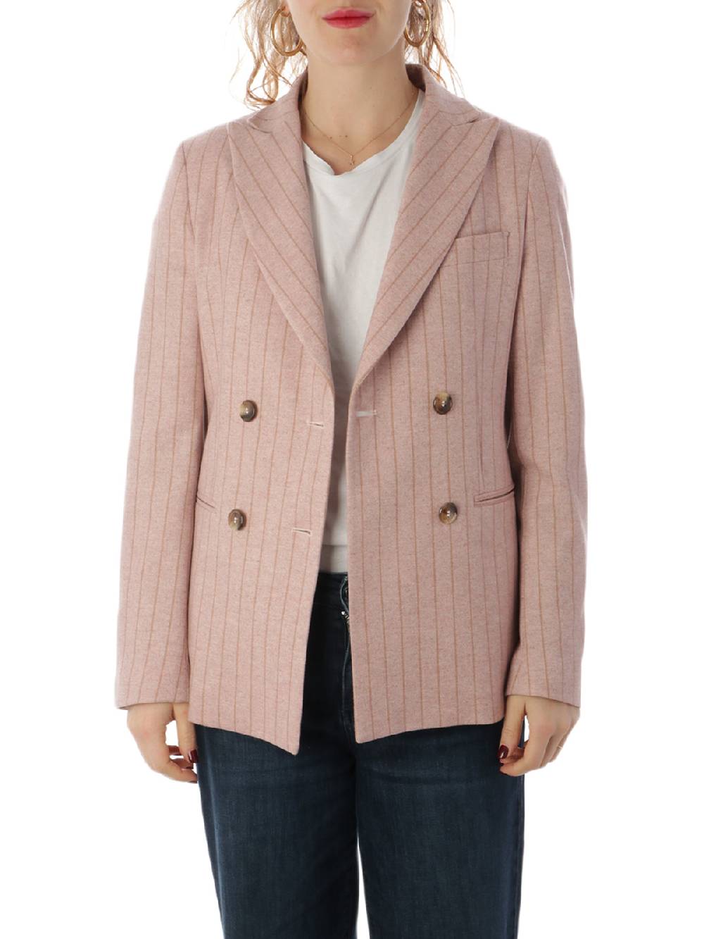 19.61 MILANO Blazer Donna Doppiopetto Diletta Vendita Economica