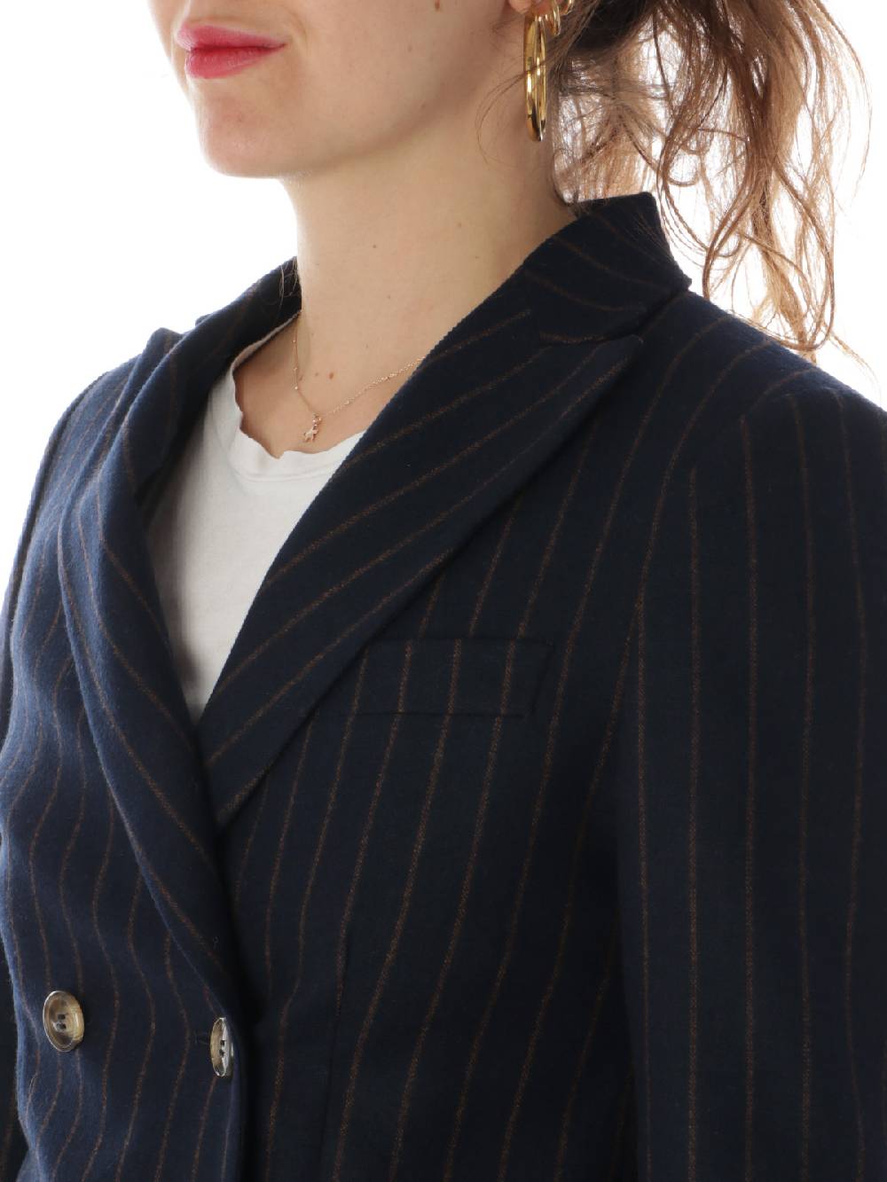 19.61 MILANO Blazer Donna Doppiopetto Diletta Saldi Di Fabbrica