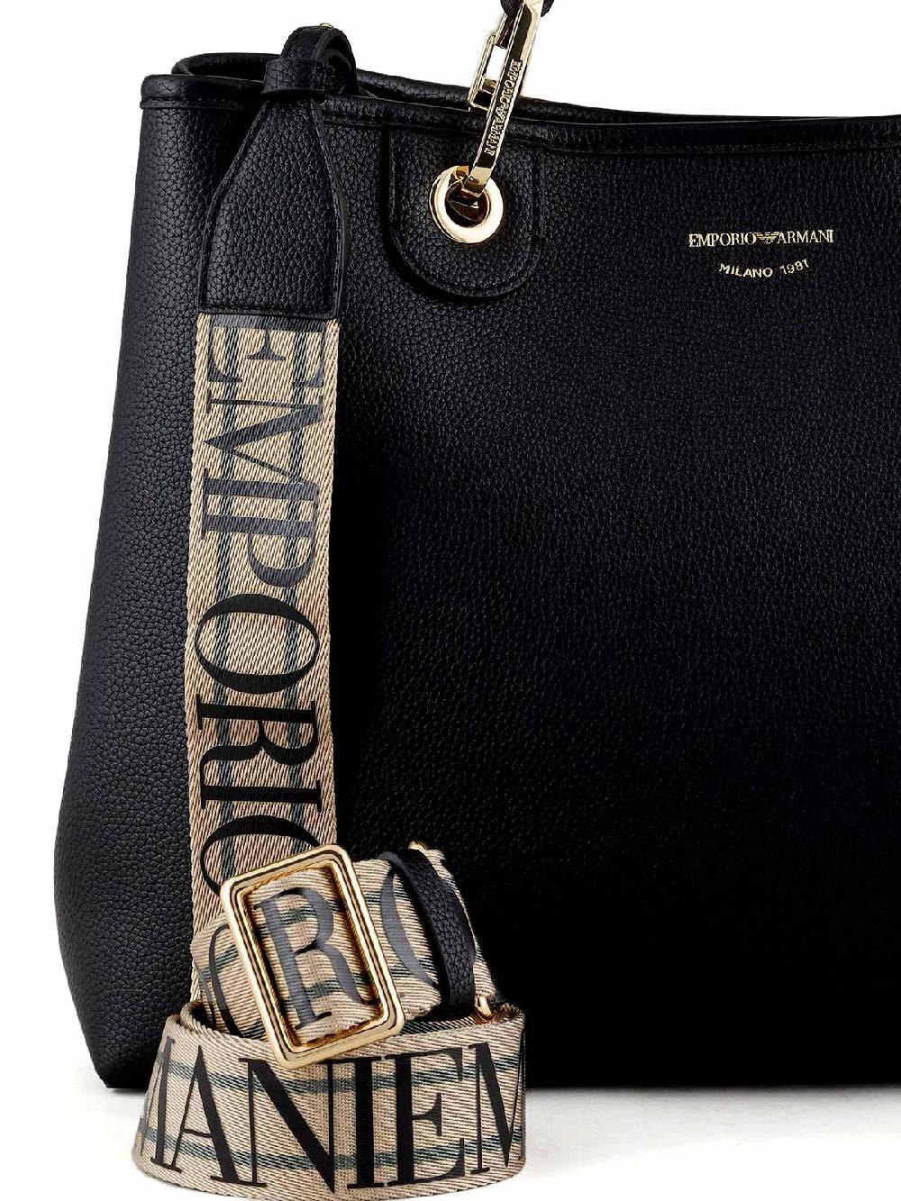 EMPORIO ARMANI Shopper Donna Stampa Cervo Italia