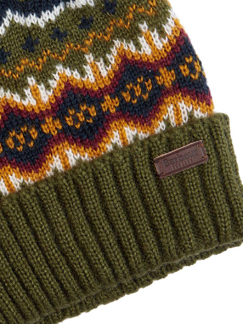 BARBOUR Berretto Uomo Case Fair Isle In Linea