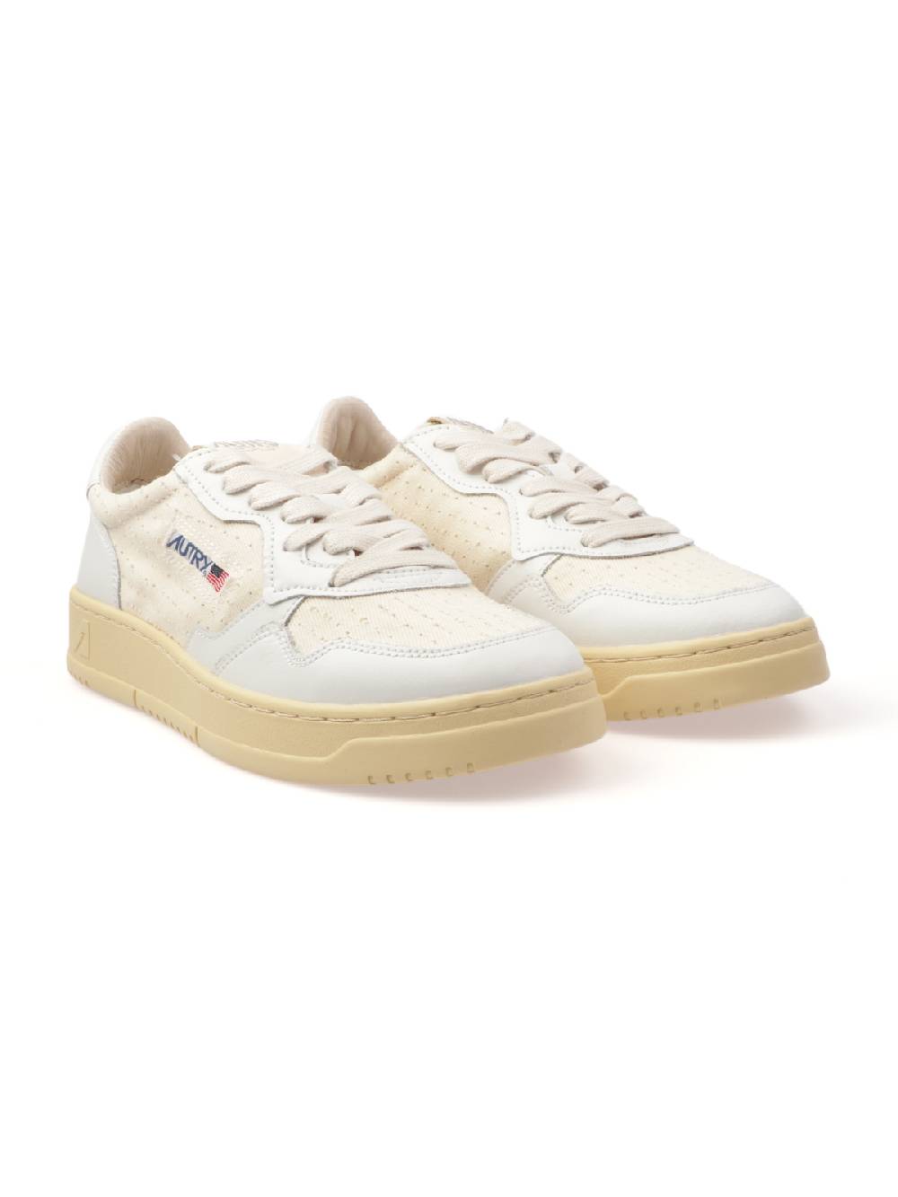 AUTRY Sneakers Uomo Medalist Low in Mesh e Pelle