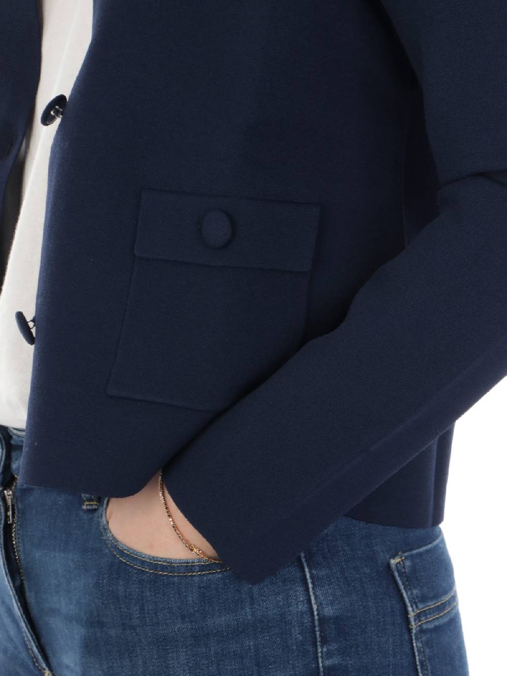 KANGRA Giacca Corta Donna Duble in Viscosa Soddisfazione Garantita