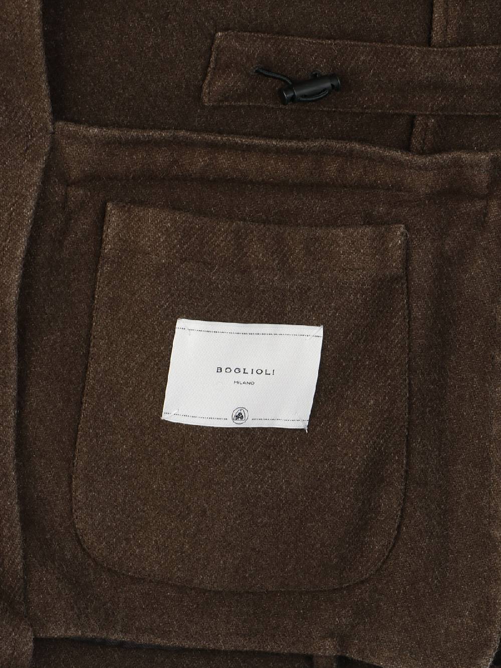 BOGLIOLI Field Jacket Uomo in Lana Ritorno libero