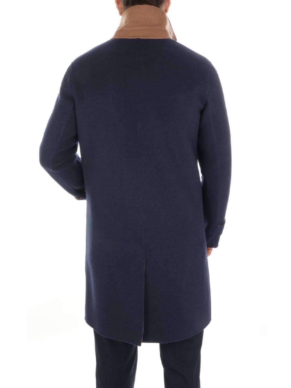 ELEVENTY Cappotto Uomo Reversibile in Lana Vergine Rilascio limitato