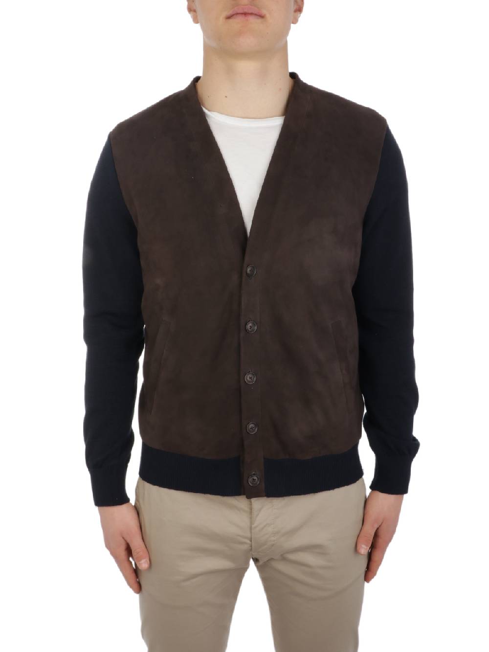 THE JACK LEATHERS Giubbotto Uomo in Suede Belgravia Fino al 65% di sconto