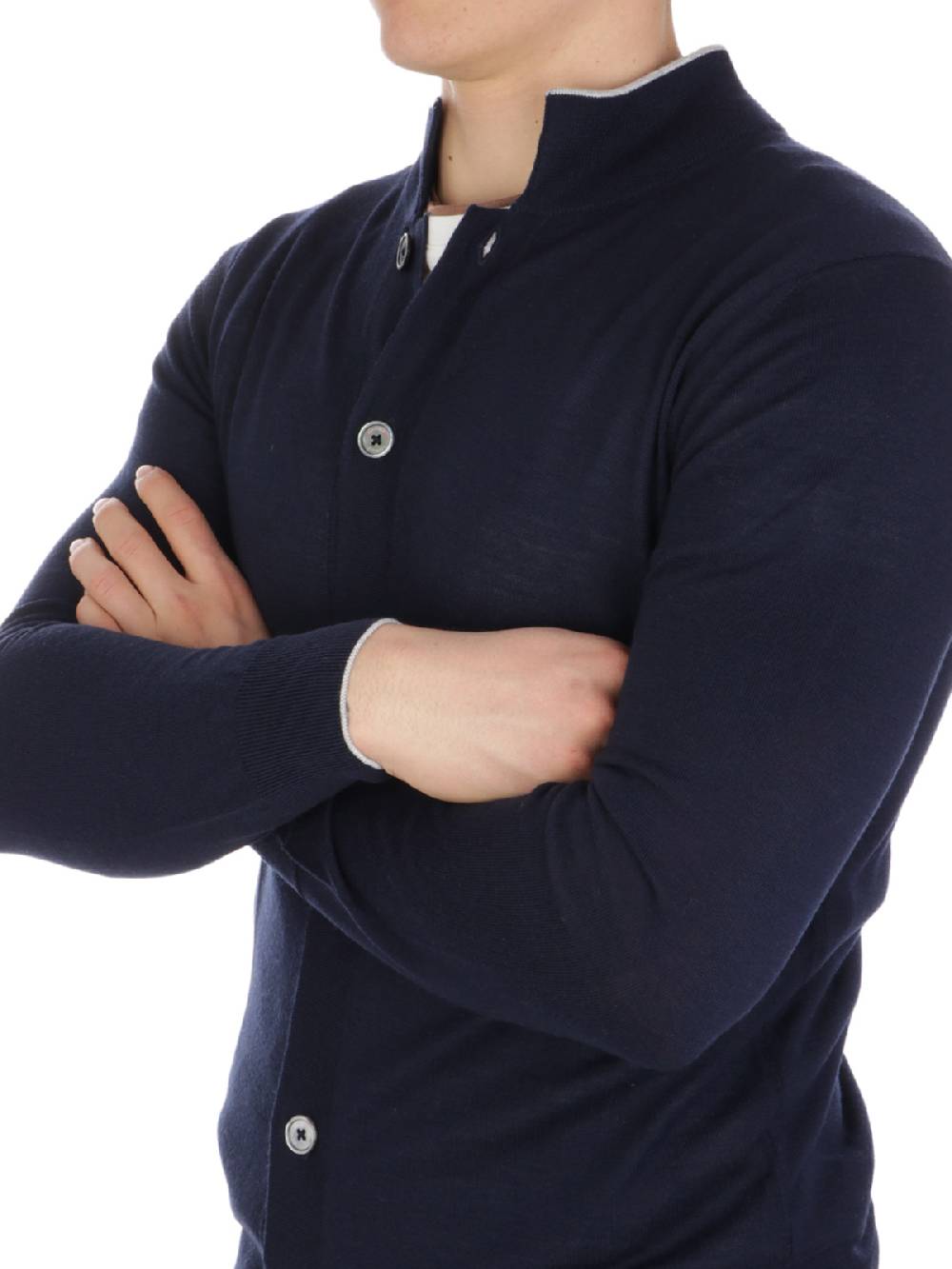 ELEVENTY Cardigan Uomo in Lana e Seta Only for today