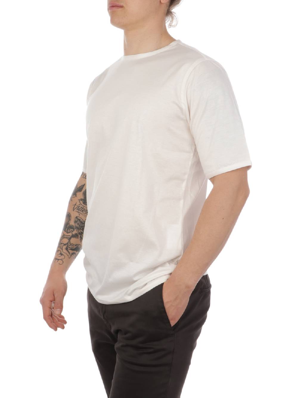 KITON T-Shirt Uomo in Cotone Sostegno trimestrale