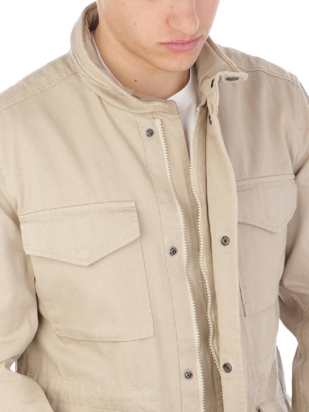 WOOLRICH Giubbotto Uomo Field Jacket in Cotone In vendita