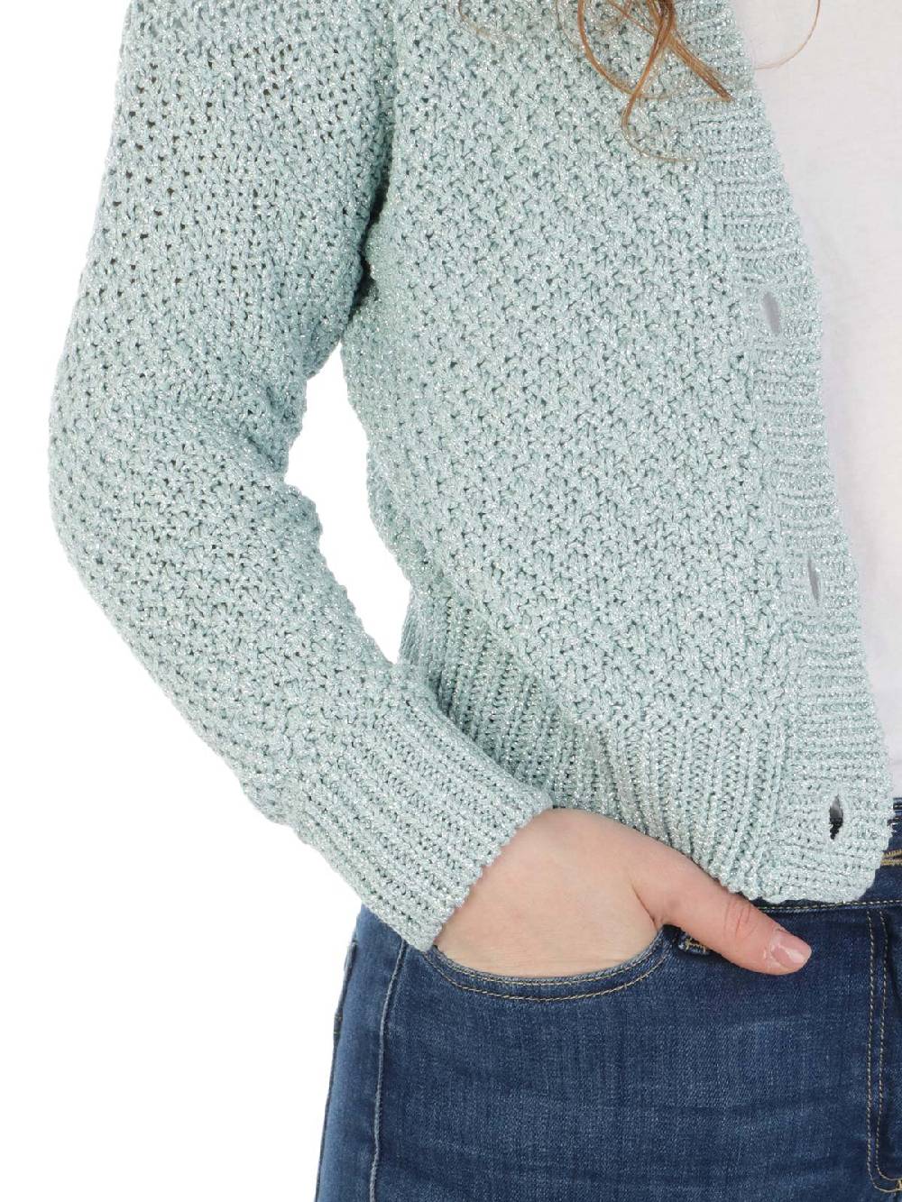 Nenette Jersey Cardigan Corto Spedizione Gratuita