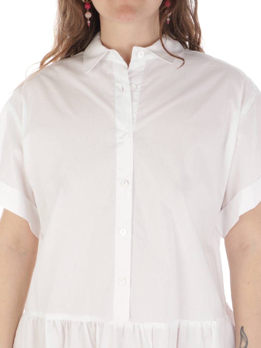 Blanca Luz Dress Abito Cotone Affare Del Giorno