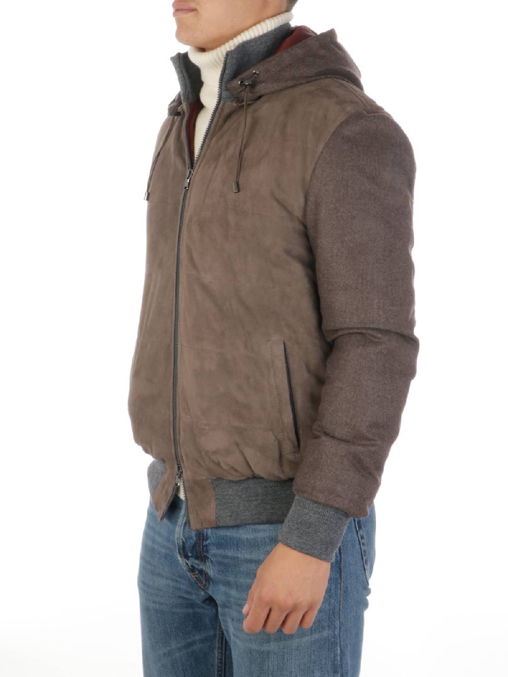 BARBA Bomber Uomo Imbottito con Cappuccio Hotsell