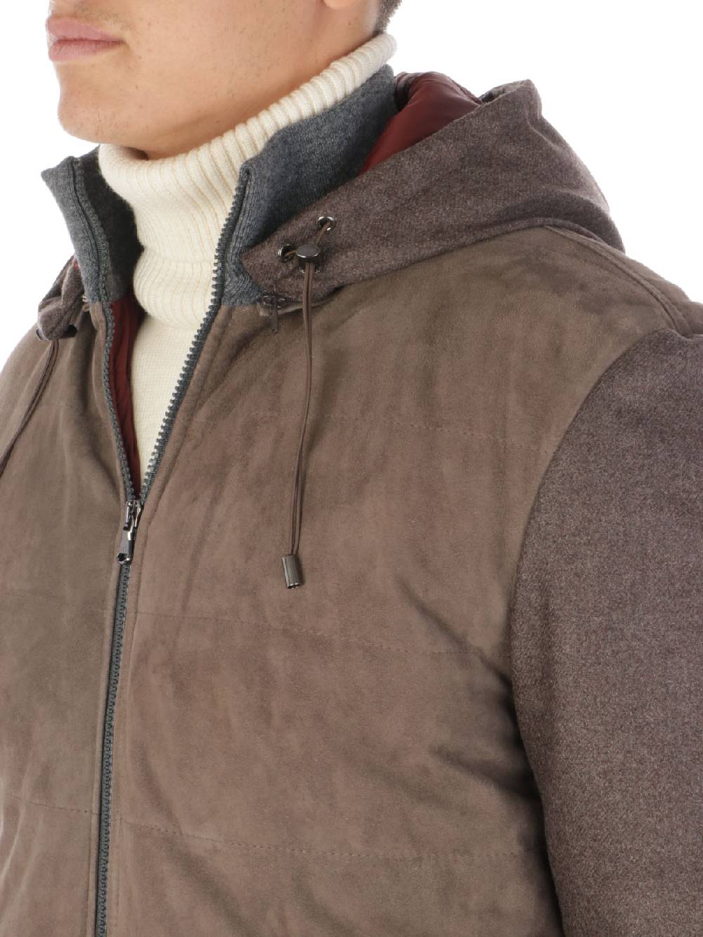 BARBA Bomber Uomo Imbottito con Cappuccio Hotsell