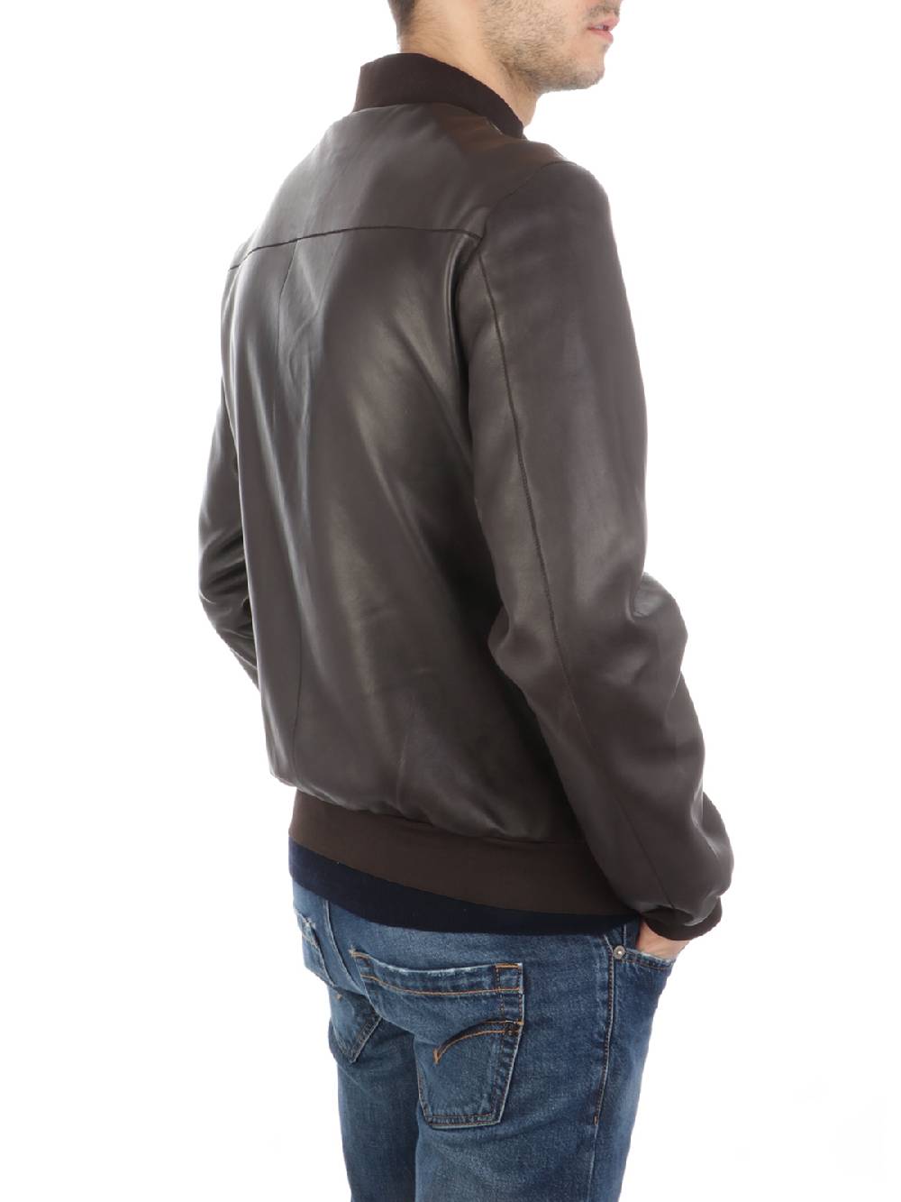 THE JACK LEATHERS Giacca in Pelle Uomo Derek Seamless Prezzo di fabbrica