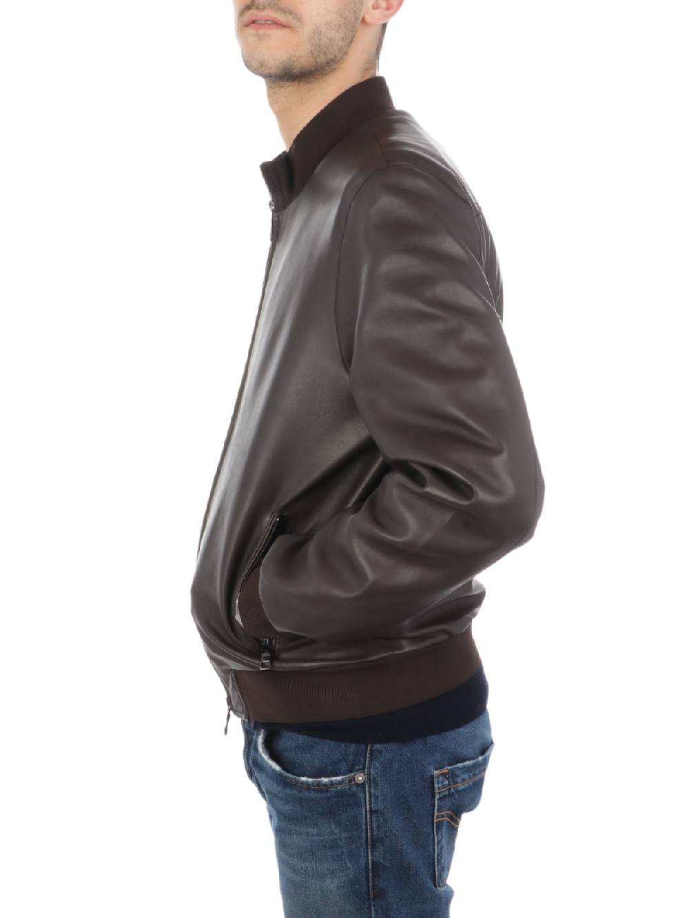 THE JACK LEATHERS Giacca in Pelle Uomo Derek Seamless Prezzo di fabbrica