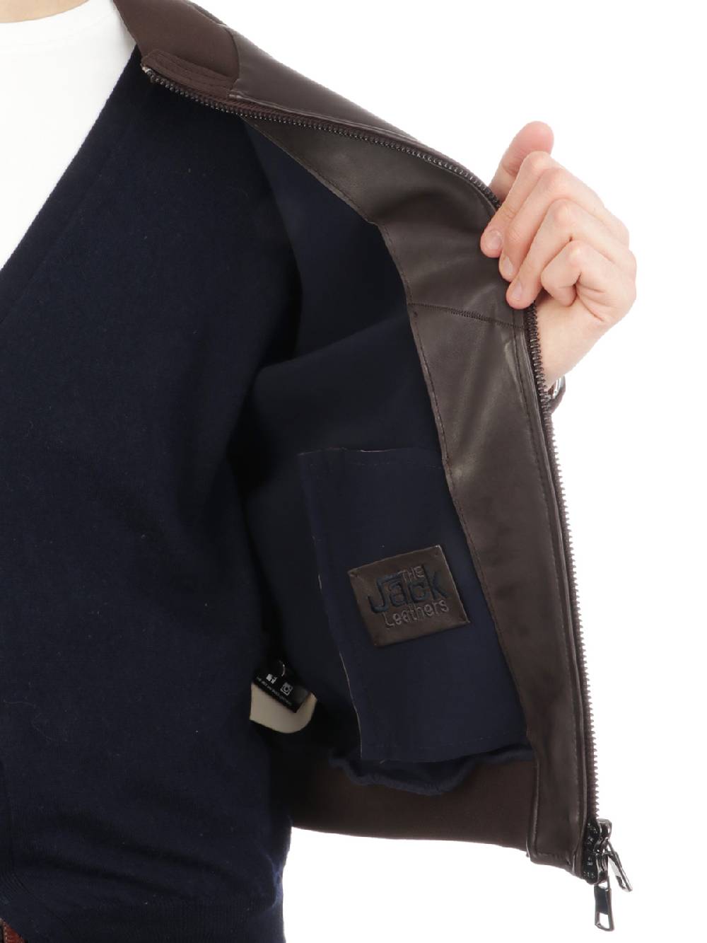 THE JACK LEATHERS Giacca in Pelle Uomo Derek Seamless Prezzo di fabbrica