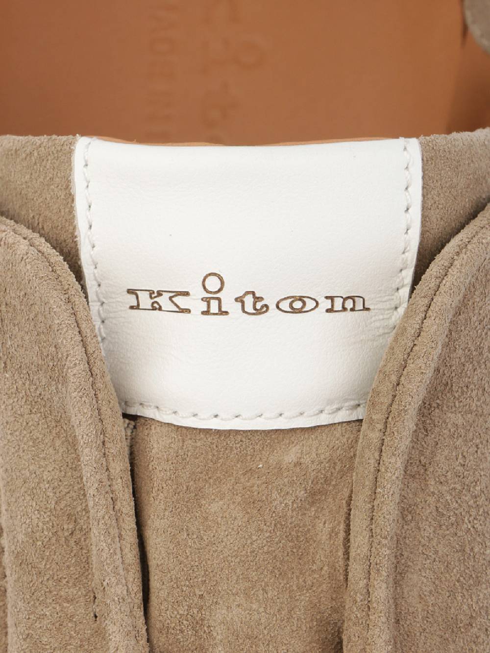 KITON Sneakers Uomo in Suede senza Lacci Liquidazione
