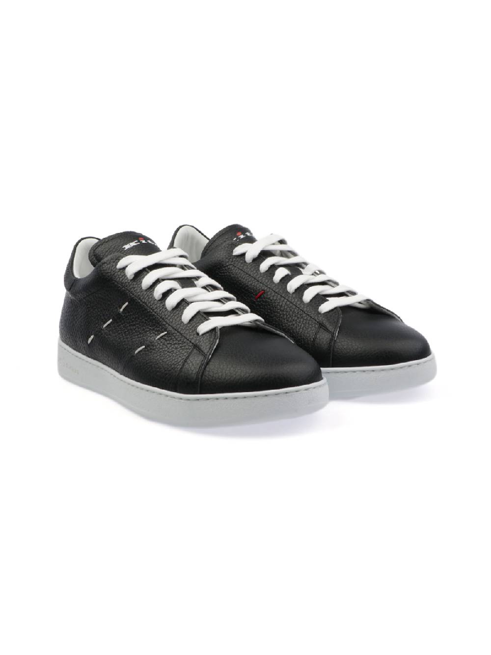 KITON Sneakers Uomo Stitching in Pelle Offerte giornaliere