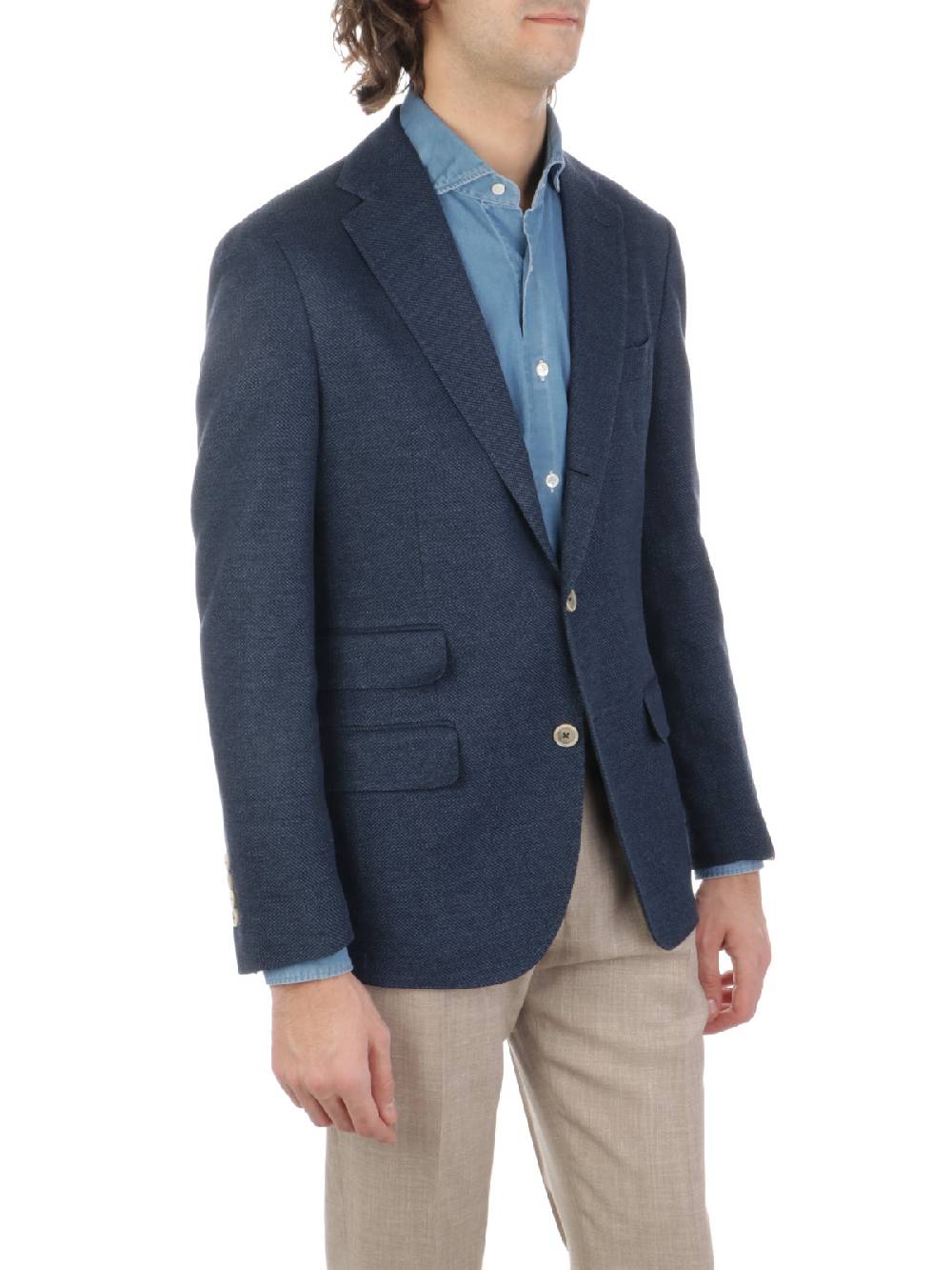 ELEVENTY Giacca Uomo in Lino e Cotone Offerte speciali