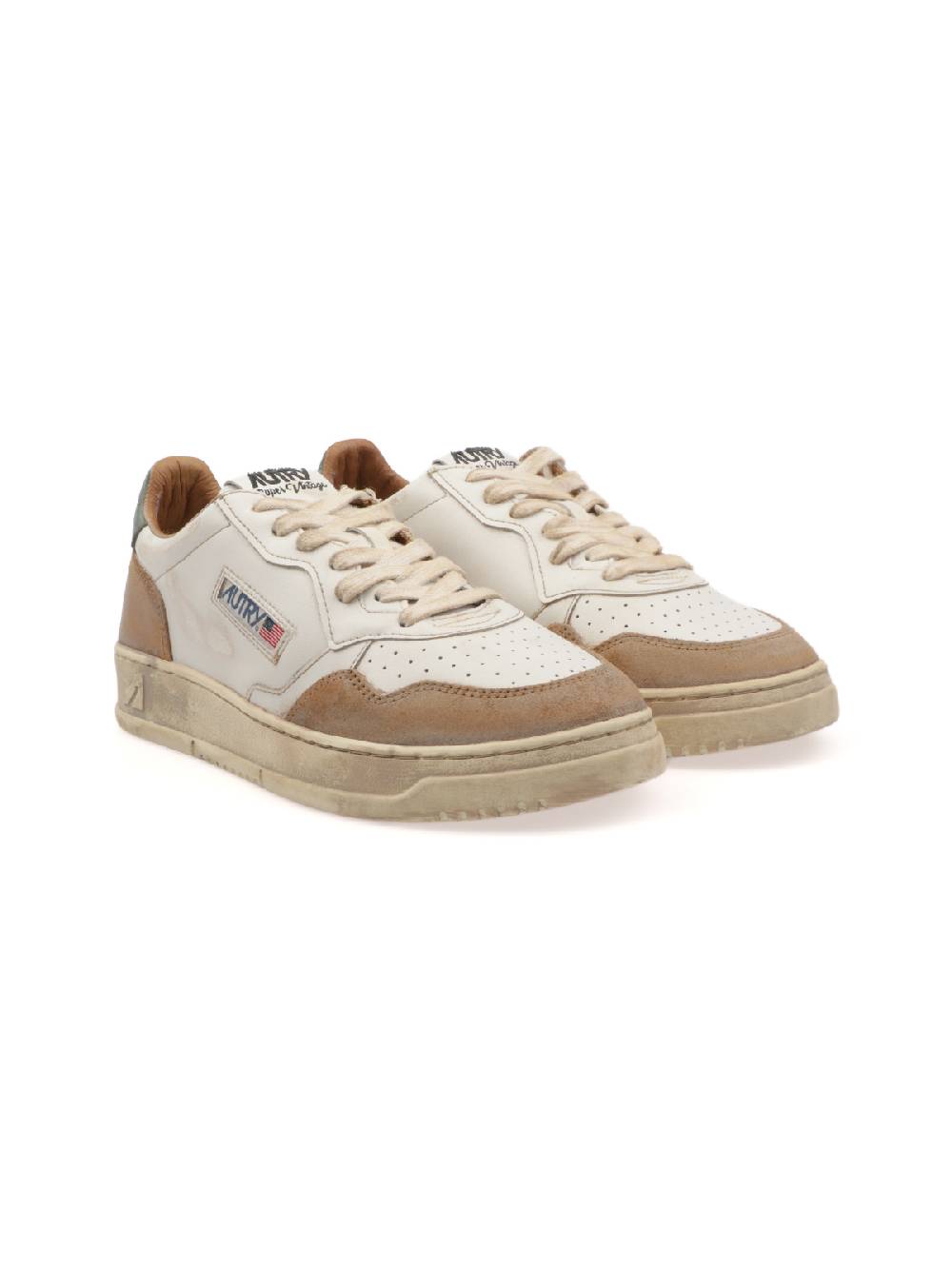 AUTRY Sneakers Uomo Super Vintage In Pelle Sconti VIP
