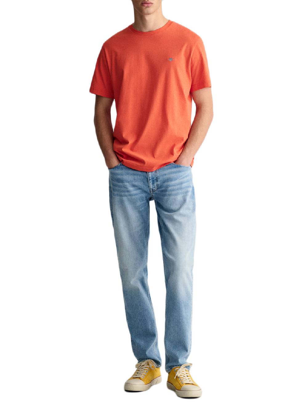 Gant Reg Shield Ss T-Shirt Ritorno libero