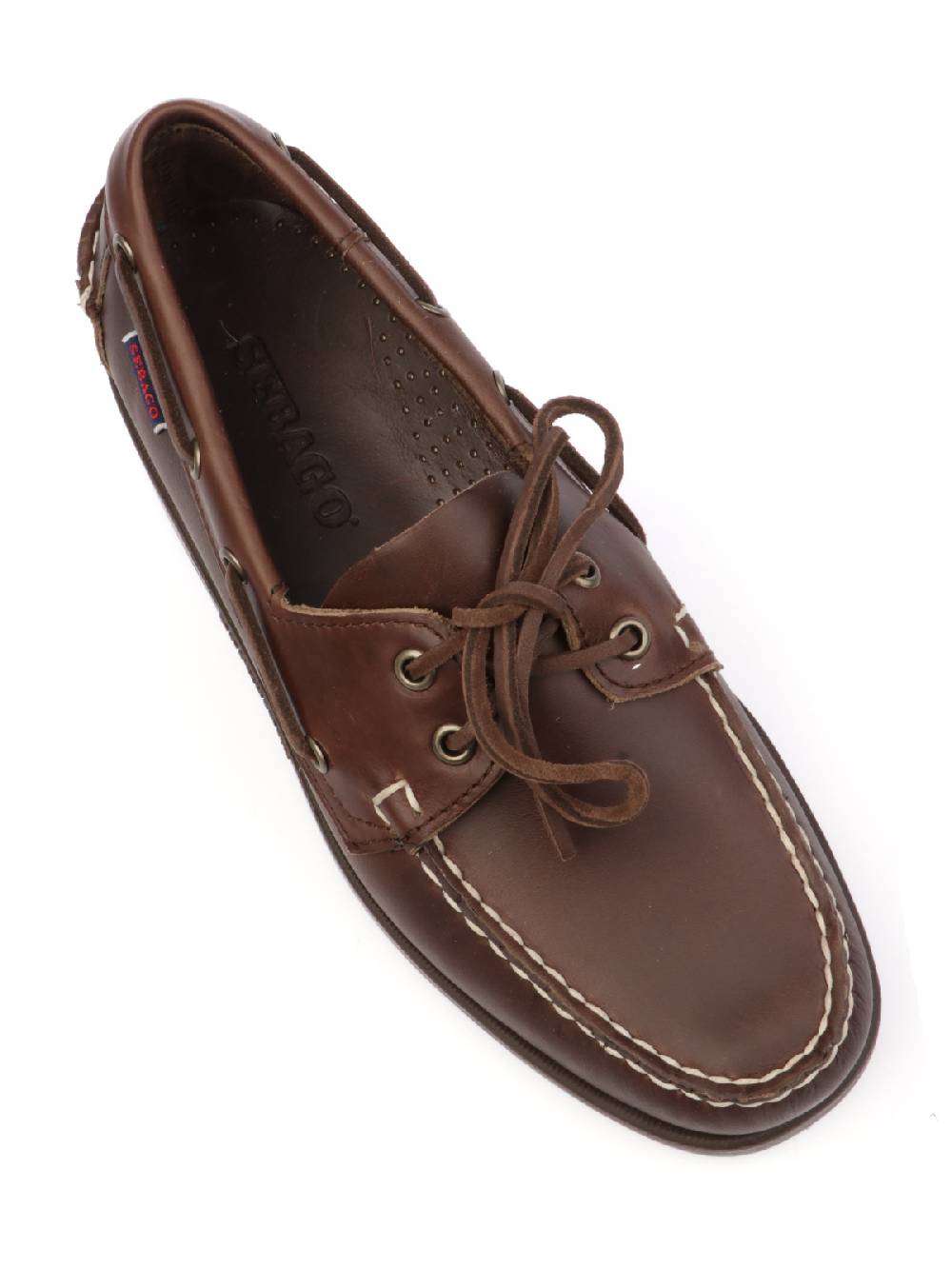 SEBAGO Scarpe Uomo Docksides Portland Waxed Pezzi Unici
