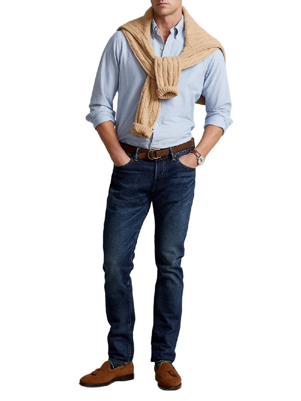 POLO RALPH LAUREN Camicia Uomo Sport in Cotone Promozione Limitata