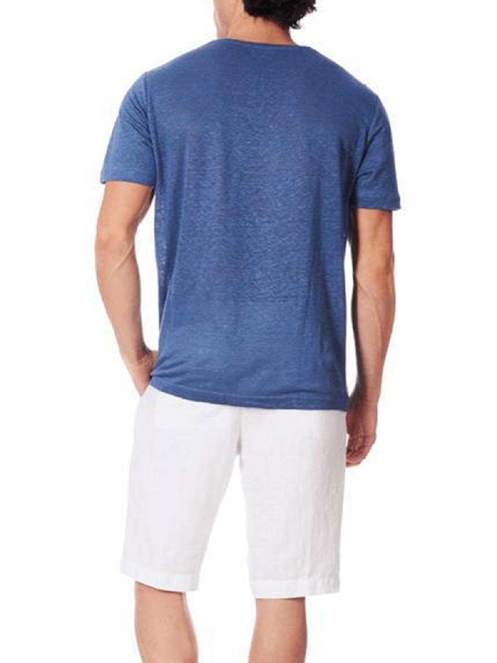 ZEYBRA T-shirt Uomo In Lino Vendita Calda