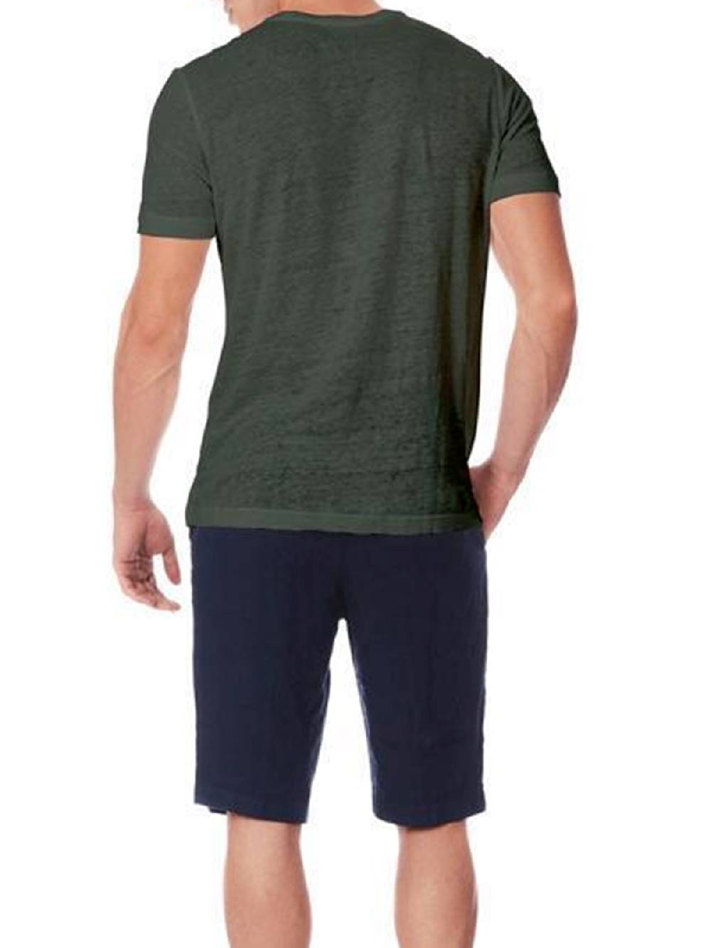 ZEYBRA T-shirt Uomo In Lino Vendita Economica