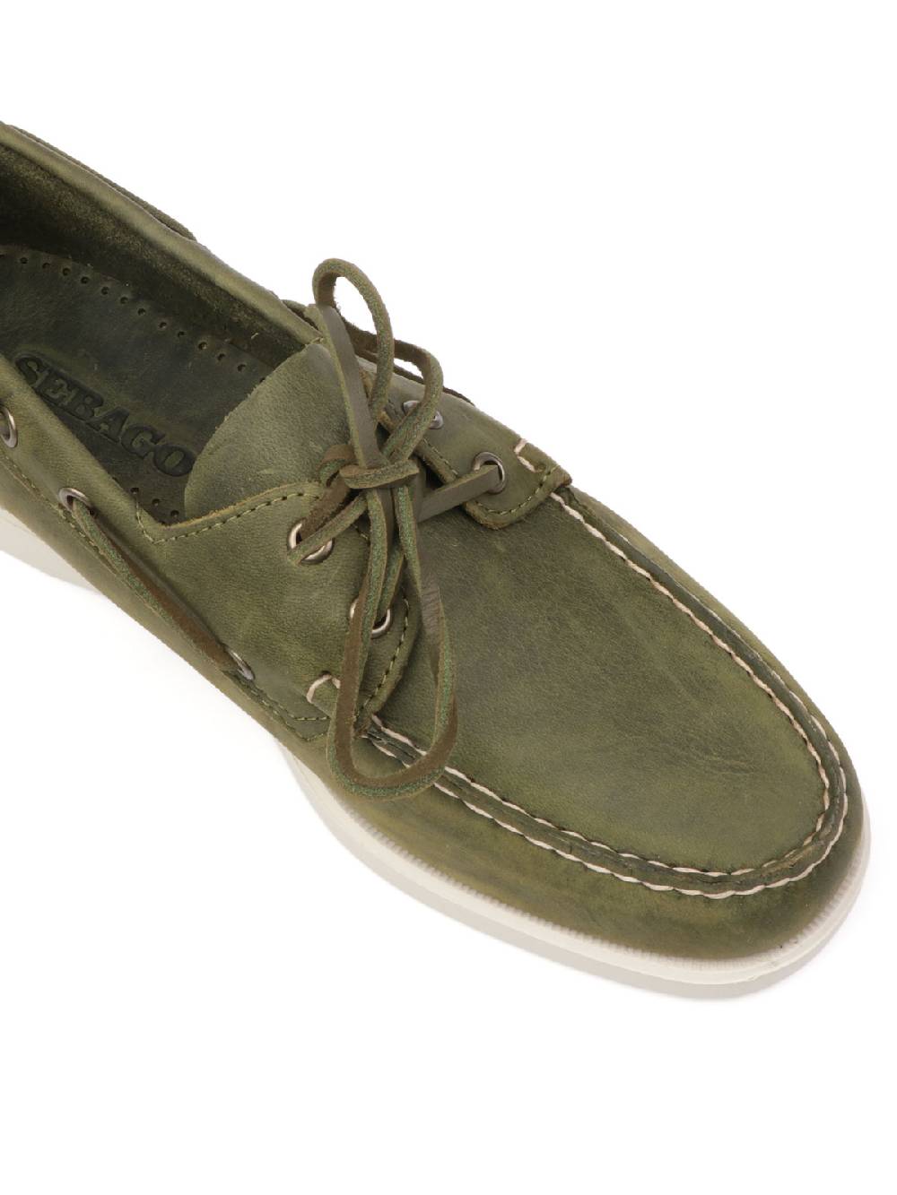 SEBAGO Scarpe Uomo Docksides Portland Crazy Horse Nuova