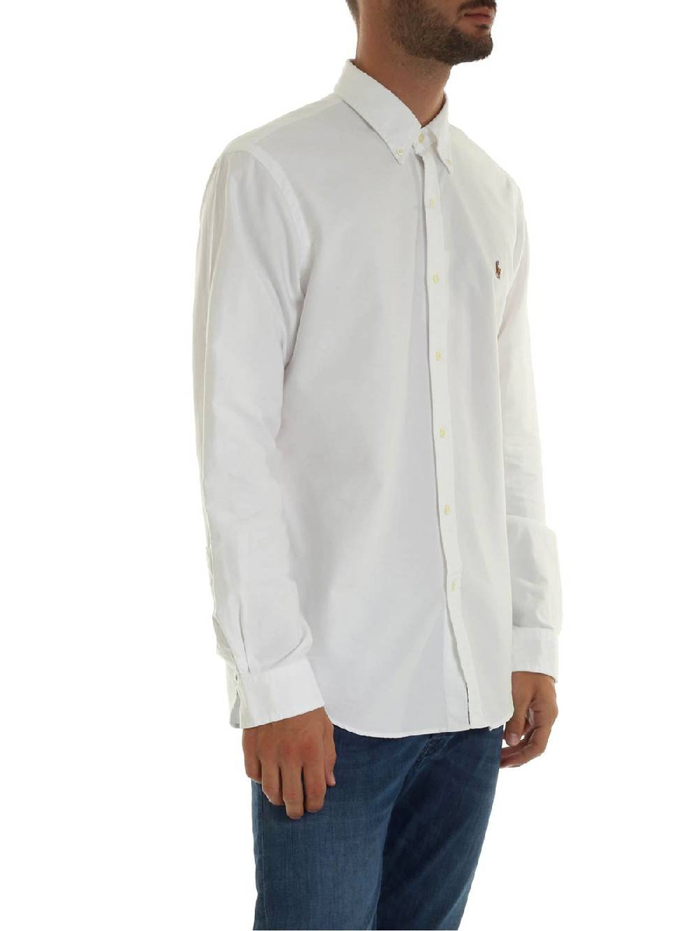 POLO RALPH LAUREN Camicia Uomo Sport in Cotone Spedizione gratuita
