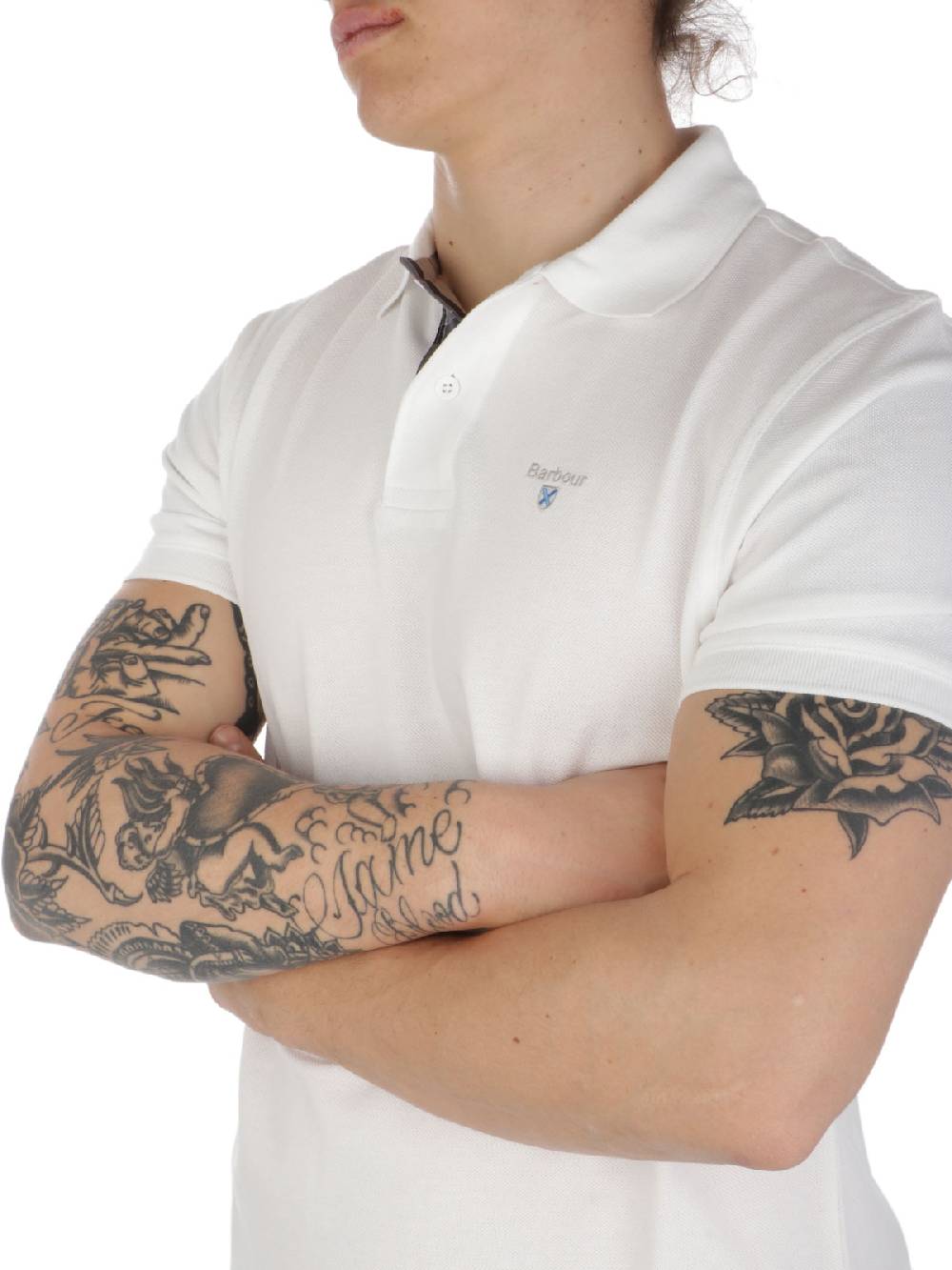 BARBOUR Polo Uomo in Cotone Piqué Prezzo di fabbrica