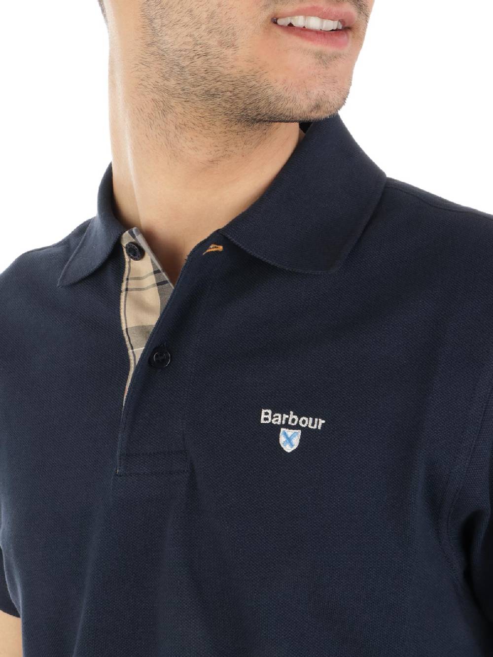 BARBOUR Polo Uomo in Cotone Piqué Comprare a buon mercato